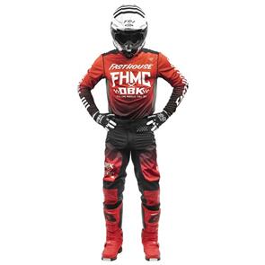 FASTHOUSE GRINDHOUSE TWITCH JERSEY AND PANTS RED/BLACK